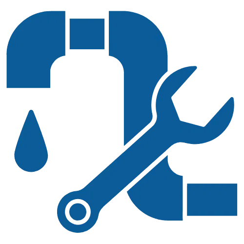 A png logo of wrench and tap